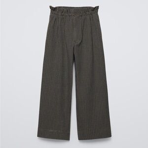 Zara Kids Black Checkered Pants